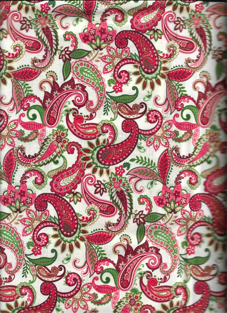 100% cotton Christmas fabric Feathers & Flourish – Paisley” by Studio E