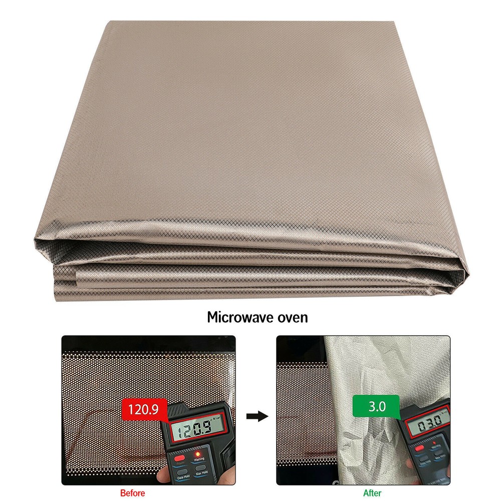 43″ Wide Conductive Faraday Fabric EMP Proof Polyester Material Block RF Signals