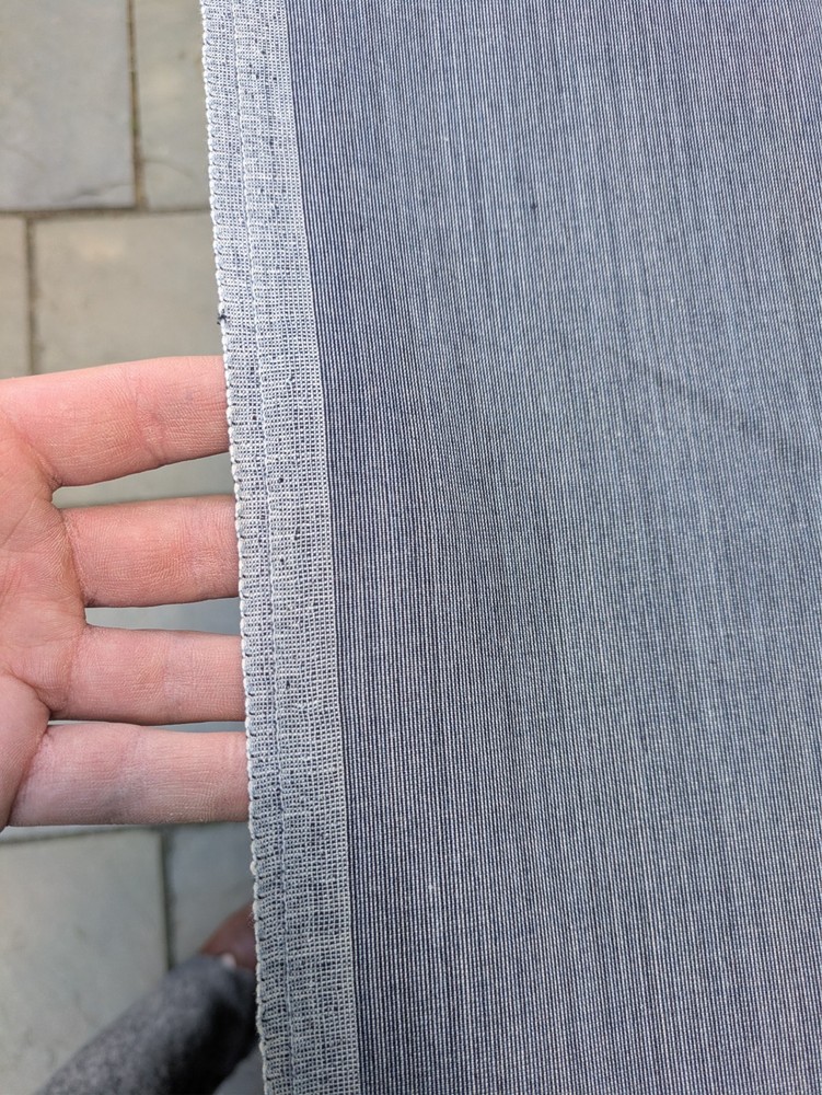Tailor Closeout! Vintage 1983 Blue-Grey “Denim Colored” worsted wool! 3.5 Yds+!