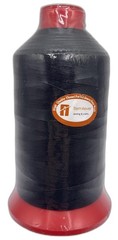 Bonded Nylon Sewing Thread #92 T90 1850yds for Outdoor, Tex 90, Black