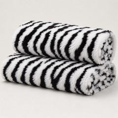 Premium Leopard Tiger Zebra Short Plush Faux Fur Fabric Costume Apparel Backdrop
