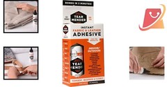 Bish’s Instant Waterproof Fabric and Leather Adhesive – 2 Oz Carded Bottle