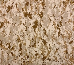 MARPAT DESERT GORE TEX 4.5OZ DIGITAL DWR MILITARY FABRIC BY 1/2(0.5) YARD 62″W