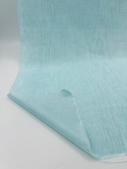 Light Blue Silk Moire Fabric, Silk Shantung Watermark Fabric By The Meter.