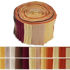 40pcs Jelly Roll Fabric Strips 100% Cotton Quilting Strips for Patchwork Sewing