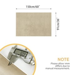 Suede Headliner Fabric with Foam Backing Material – Beige 36*60 Inch