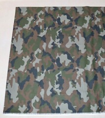 Camouflage Novelty Print Cotton Fabric 1/4 Yard 9” X 44” Brand New
