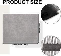 59″ x 72″(2 Yards) Mesh Fabric Slightly Stretchy for Sewing Projects, Backpack P