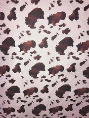 Animal Print Fabric Zebra Cow Poly Cotton 60 Inch Wide Durable Soft