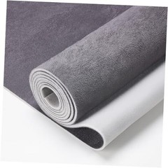 Dark Gray Suede Auto Headliner Fabric 120″ L x 60″ W with Foam