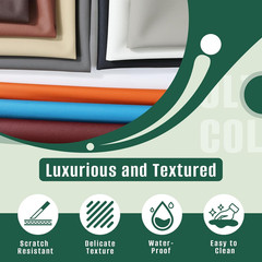 20PCS 12X8 Inches (30X20 CM) Faux Litch Leather Sheets, A4 Soft Textured PU Synt