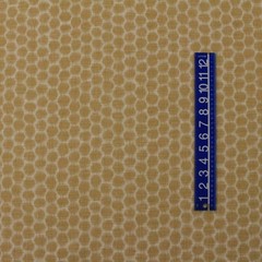 BALLARD DESIGNS MIA DIJON YELLOW CREAM GEOMETRIC HONEYCOMB FABRIC BY YARD 56″W
