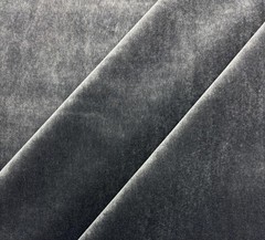 DESIGNER PLUSH MOHAIR WOLF GRAY VELVET WOOL MULTIPURPOSE FABRIC BY YARD 55″W