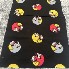 Mickey Mouse in Dots Disney Springs Creative Products fabric Black 12.5×44″