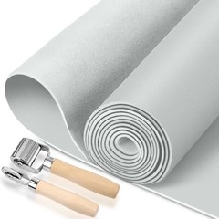 Suede Headliner Fabric with Foam Backing, with Seam 125″ L x 60″ W 3 Grey