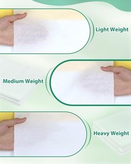 Woven Cotton Iron-On Fusible Interfacing 44 Inch X 2 Yards White Medium Weight