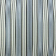 P KAUFMANN JOHN NAVY BLUE WHITE PINSTRIPE COTTON MULTIUSE FABRIC BY YARD 54″W