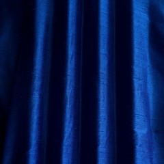 Royal Blue Dupioni 100% Silk Fabric, 44″ or 54″W, By The Yard (S-114)