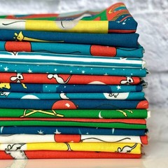 1/2 Yard – Goodnight Moon | Storytime in White (227863) | 100% Organic Cotton