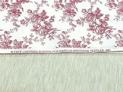 Faye Liverman for Marcus Brothers Textiles Inc Rose Toile Fabric, 3 yards,