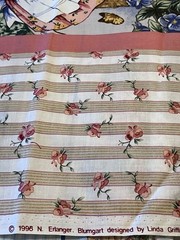 Teddy Bears E. Blumgart by Linda Griffith French Country Fabric Rare 42×31