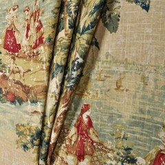 Bosporus Antique Red Covington Fabric