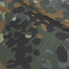 1.5M Width Flecktarn Camo Fabric Army Camouflage Cloth Cotton DIY Military