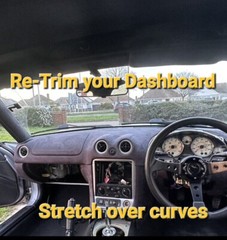 Charcoal Suede Headlining Stretch Spandex Material for Car Auto Headliner & Trim