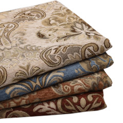 Thicken Chenille Pillow Cushion Case Upholstery Material Jacquard Sofa Fabric