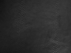 Stretchy Vegan Soft Leather Fabric by the Yard Print #1 Black Crocodile Skin