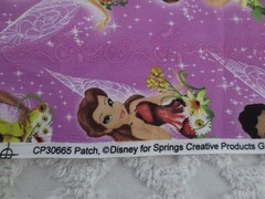 4812. Springs Creative DISNEY PATCH Craft, Quilting COTTON FABRIC–44″ x 2 yds.