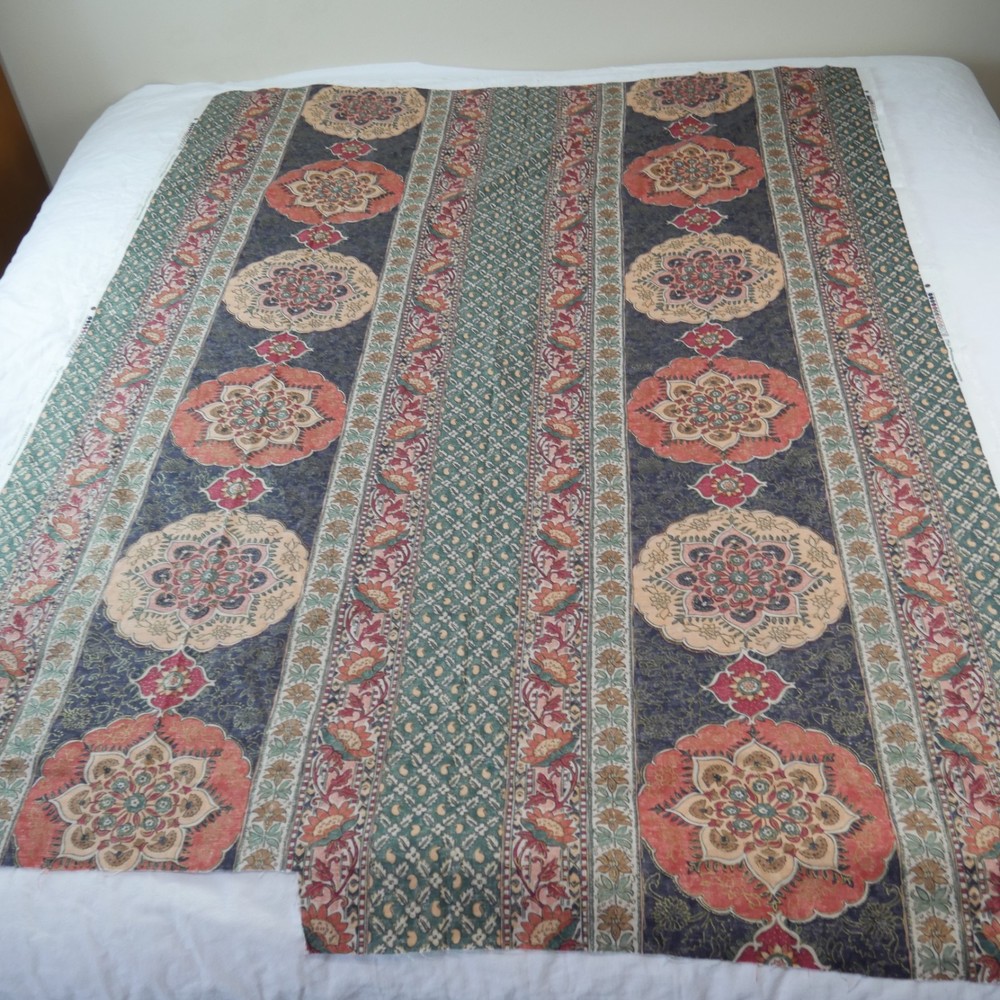 Covington Upholstery Fabric 2Y x 57″ Turkish Medallion Print Boho Floral Maximal