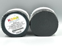 Kona Cotton Solid Black Fabric Roll 2 1/2″ X WOF