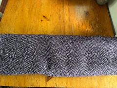 $30- 2Yards + 12 inch, Purple/Black Wool Blend, For Jacket,Skirts, Upholstery