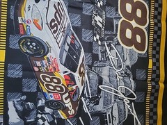 NASCAR Racing Dale Jarret 88 UPS Sewing Fabric Quilt Cotton 4 Pillow Panels