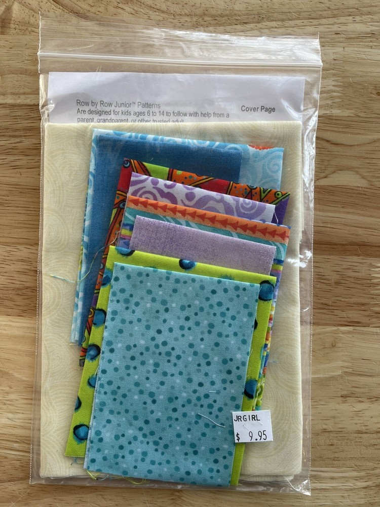 Fabric Bundle For Row By Row ~ On The Go Junior High Tops