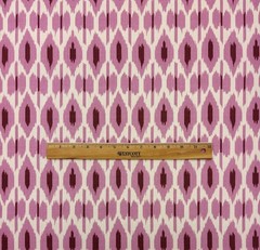DESIGNER IKAT ROSE PINK GEOMETRIC EXCLUSIVE MULTIPURPOSE FABRIC BY YARD 56″W