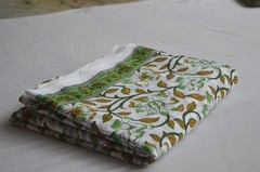 Rajputana Hand Printed 100%Cotton 4 Yard Fabric NO TARRIF CHARGES 100% ✅ZK-16#