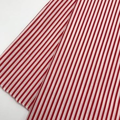 1/8″ and White Striped Fabric – 2 Yard Cut, 60″ Wide, Poplin 2 Yard pre Cut Red