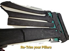 Black Suede Headlining Stretch Spandex Material for Car Auto Headliner & Trim