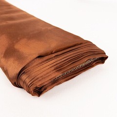 Cinnamon Brown SATIN FABRIC 54″ x 10 yards Bolt Crafts Sewing Put-up Wedding