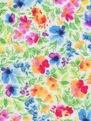 Timeless Treasures Floral Fat Eighth 9×21
