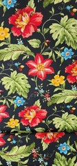 Solarium Outdoor Fabric Floral Print UV Fade Resistant 54″ Wide Approx 2 Yards