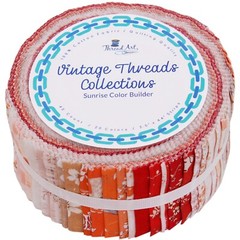 ThreadArt Jelly Roll Fabric for Quilting Crafting Sewing 40 Precut Strips