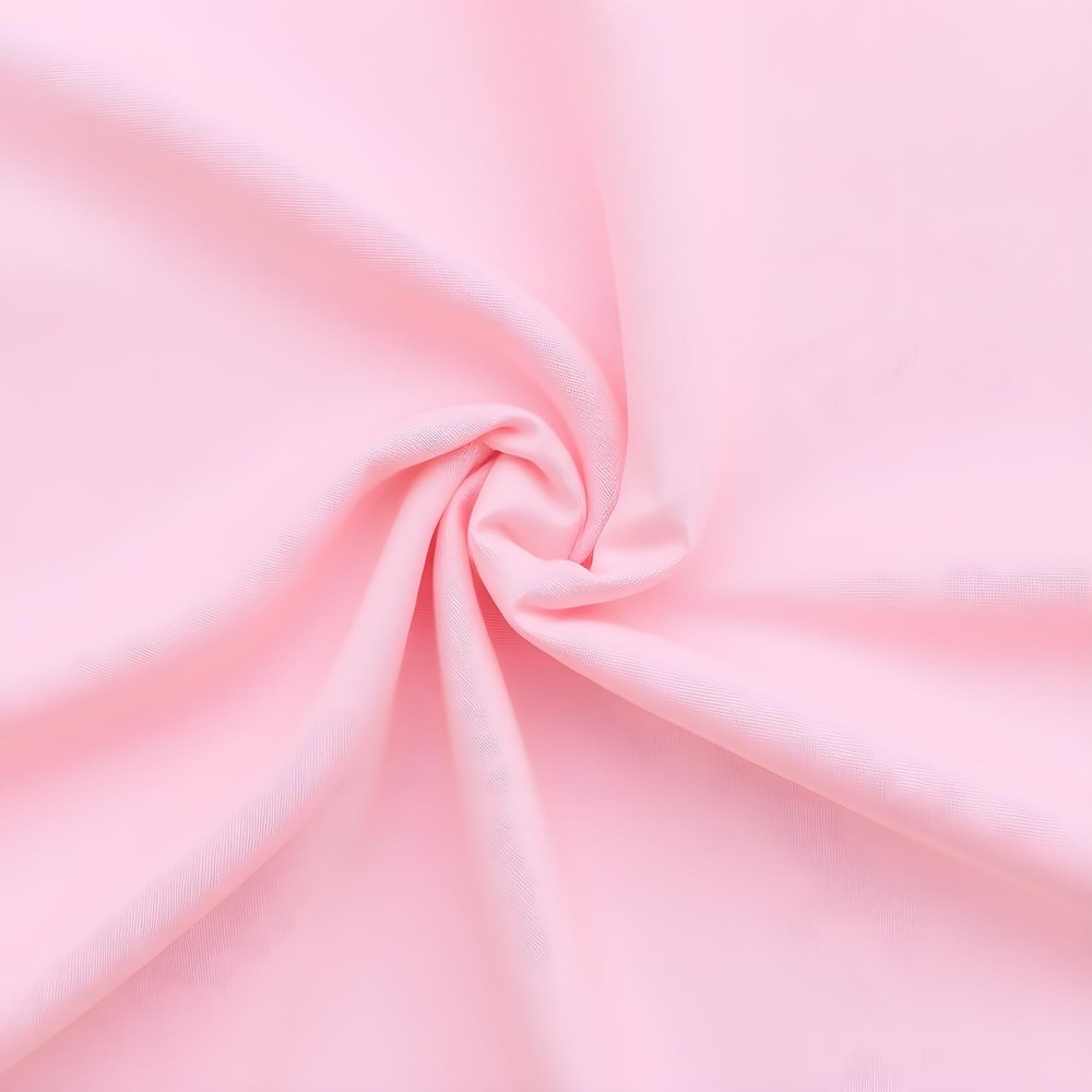 Baby Pink 100% Cotton Flannel Fabric 2 Yards 180GSM Solid Sewing Craft