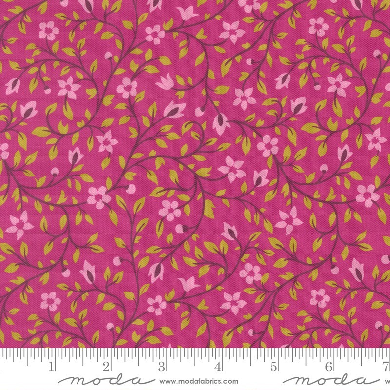 Parlor 11965 22 Serenity Passion Fruit Crystal Manning Moda – by the half-yard