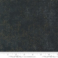 Moda SHIMMER METALLIC SPOTTED 1660 224M Ebony Black ZEN CHIC Quilt Fabric