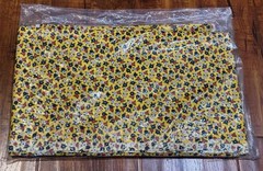 VTG Marcus Brothers Textiles Sample Cut 8187 Yellow Flowers Daisies – 5 Yards!