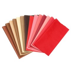14Pcs 8″x8″ Solid Color Cotton Fabric Bundles Precut Fabric Square Coffee Red