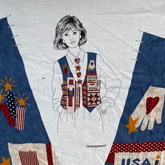 VIP Cranston Dream Spinners Adult Americana Vest Fabric Panel Sizes XS – L